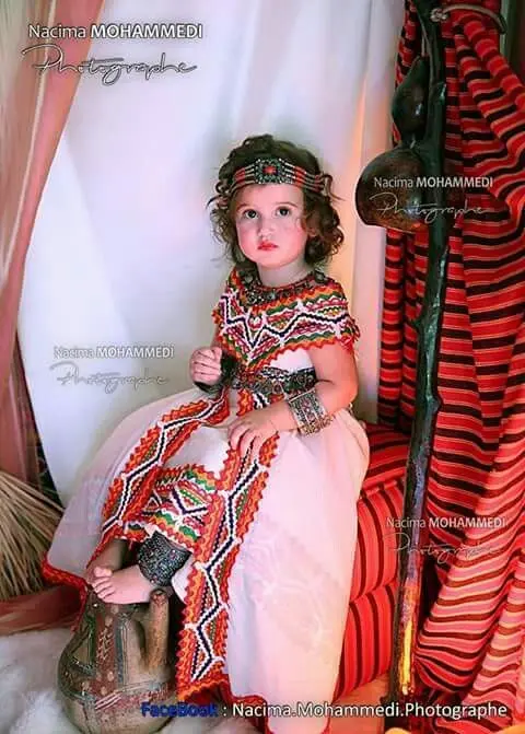 Robe Kabyle pour Petite Fille