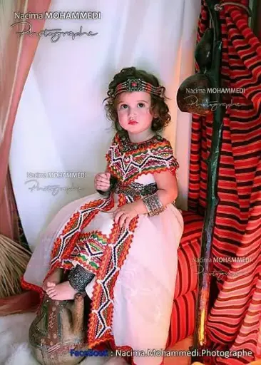 Robe Kabyle pour Petite Fille